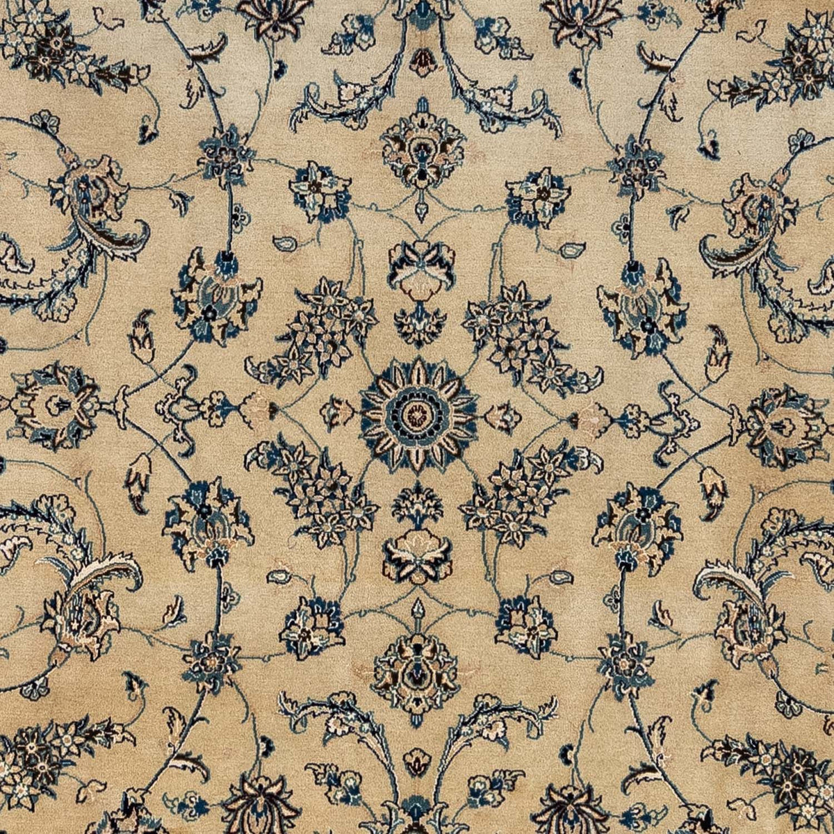 Perzisch tapijt - Nain - Koninklijk - 352 x 243 cm - lichtbruin