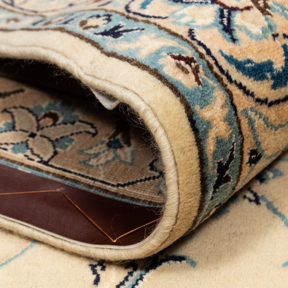 Perzisch tapijt - Nain - Koninklijk - 352 x 243 cm - lichtbruin