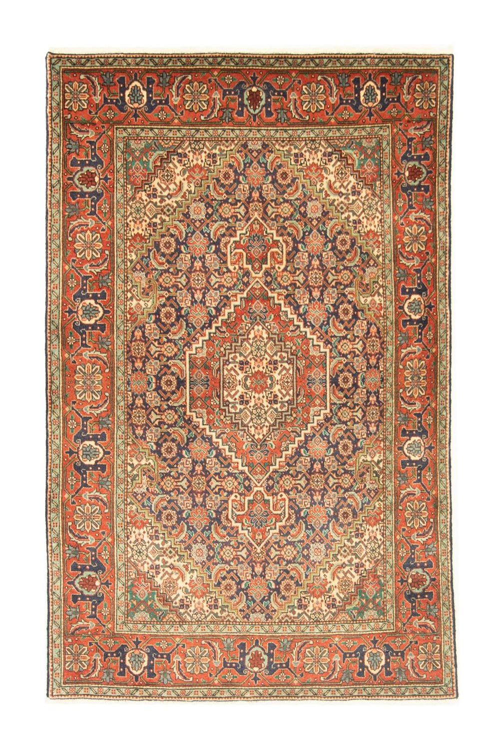 Perzisch tapijt - Tabriz - Royal - 145 x 95 cm - donkerblauw