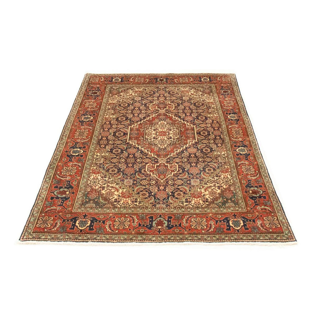 Perzisch tapijt - Tabriz - Royal - 145 x 95 cm - donkerblauw