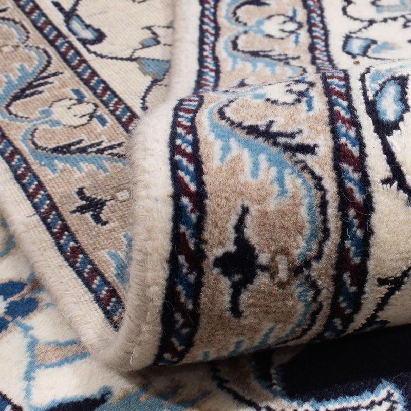 Perzisch tapijt - Nain vierkant  - 198 x 192 cm - donkerblauw