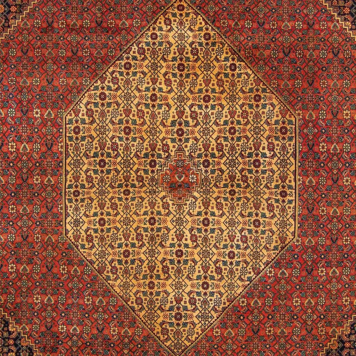 Perzisch tapijt - Tabriz - Royal - 337 x 251 cm - donkerrood