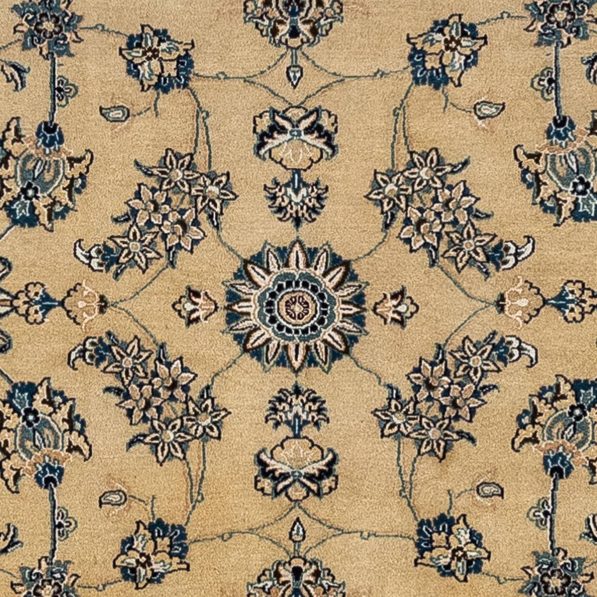 Perzisch tapijt - Nain - Koninklijk - 343 x 247 cm - lichtbruin