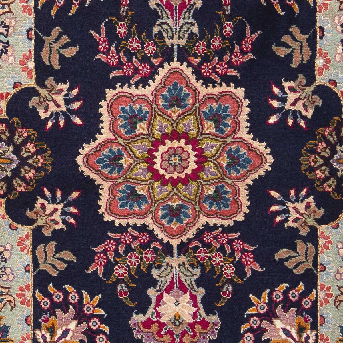 Perzisch tapijt - Tabriz - Royal - 90 x 60 cm - donkerblauw
