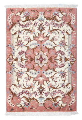 Perzisch tapijt - Tabriz - Royal - 90 x 61 cm - beige
