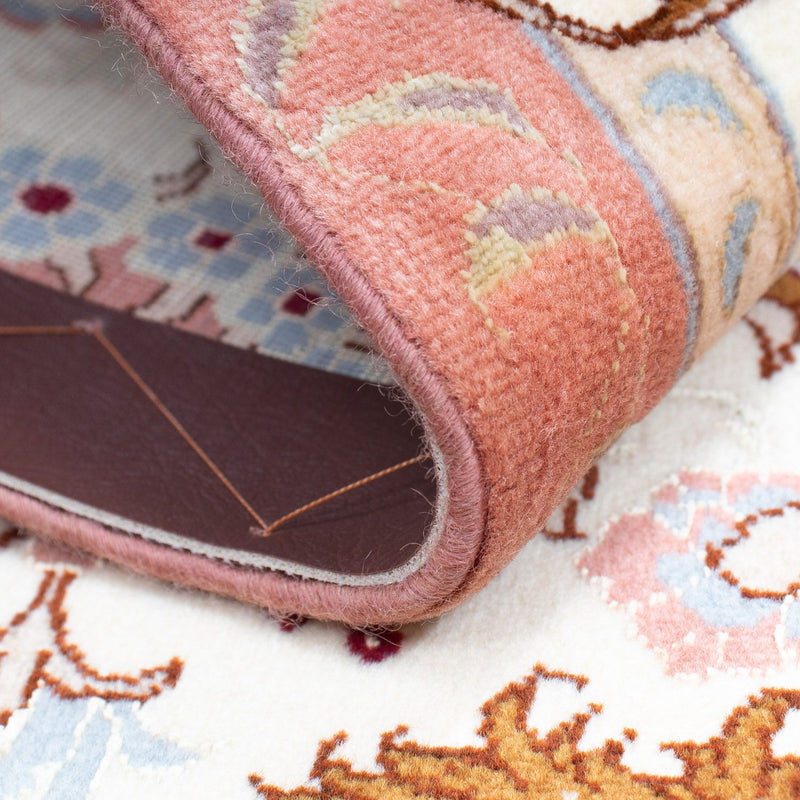 Perzisch tapijt - Tabriz - Royal - 90 x 61 cm - beige