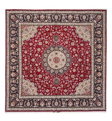 Perzisch tapijt - Tabriz - Royal vierkant  - 306 x 302 cm - donkerrood