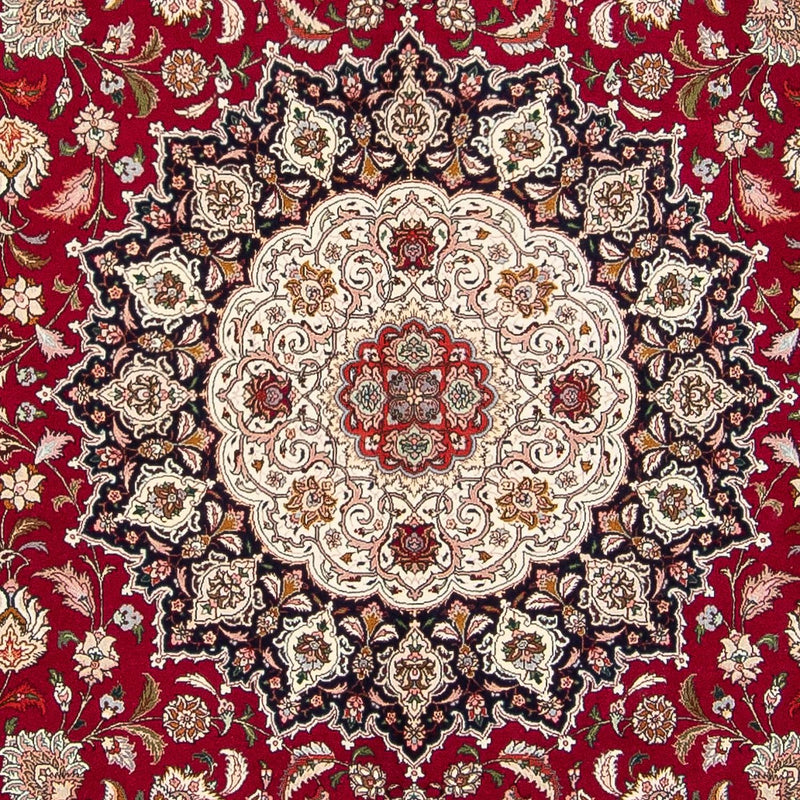 Perzisch tapijt - Tabriz - Royal vierkant  - 306 x 302 cm - donkerrood