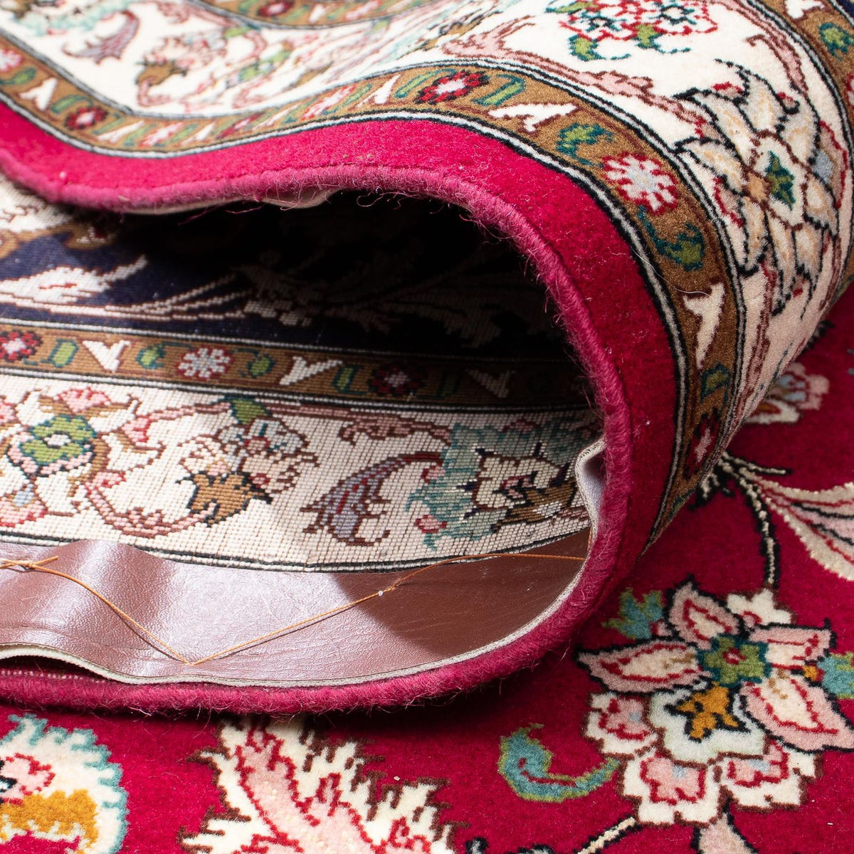 Perzisch tapijt - Tabriz - Royal vierkant  - 306 x 302 cm - donkerrood