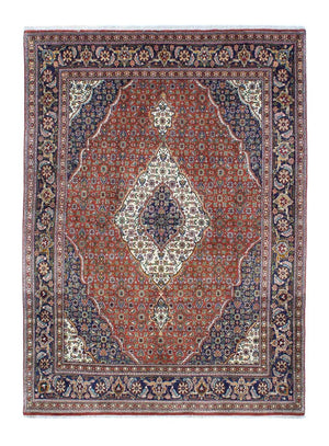 Perzisch tapijt - Tabriz - 209 x 152 cm - roest