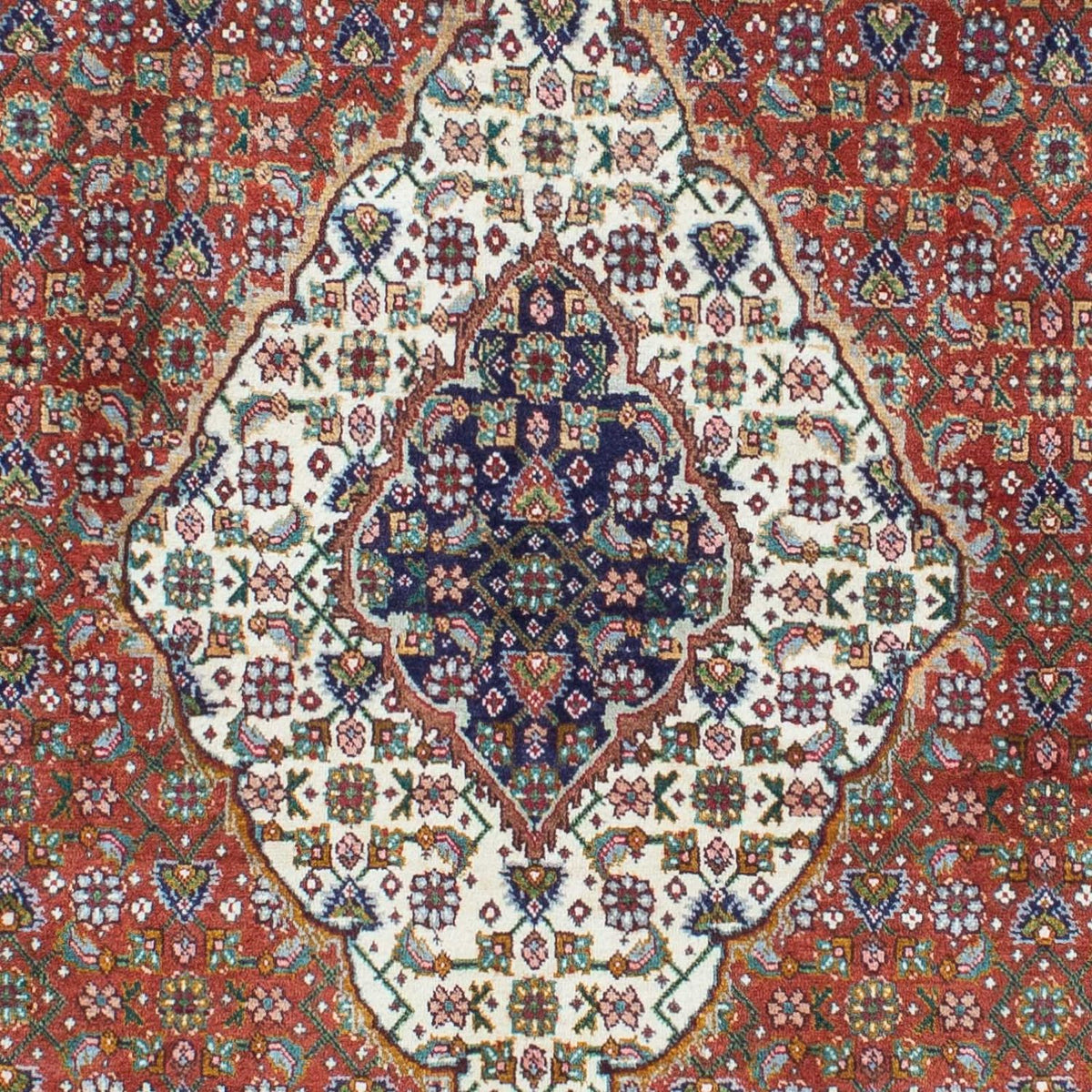 Perzisch tapijt - Tabriz - 209 x 152 cm - roest