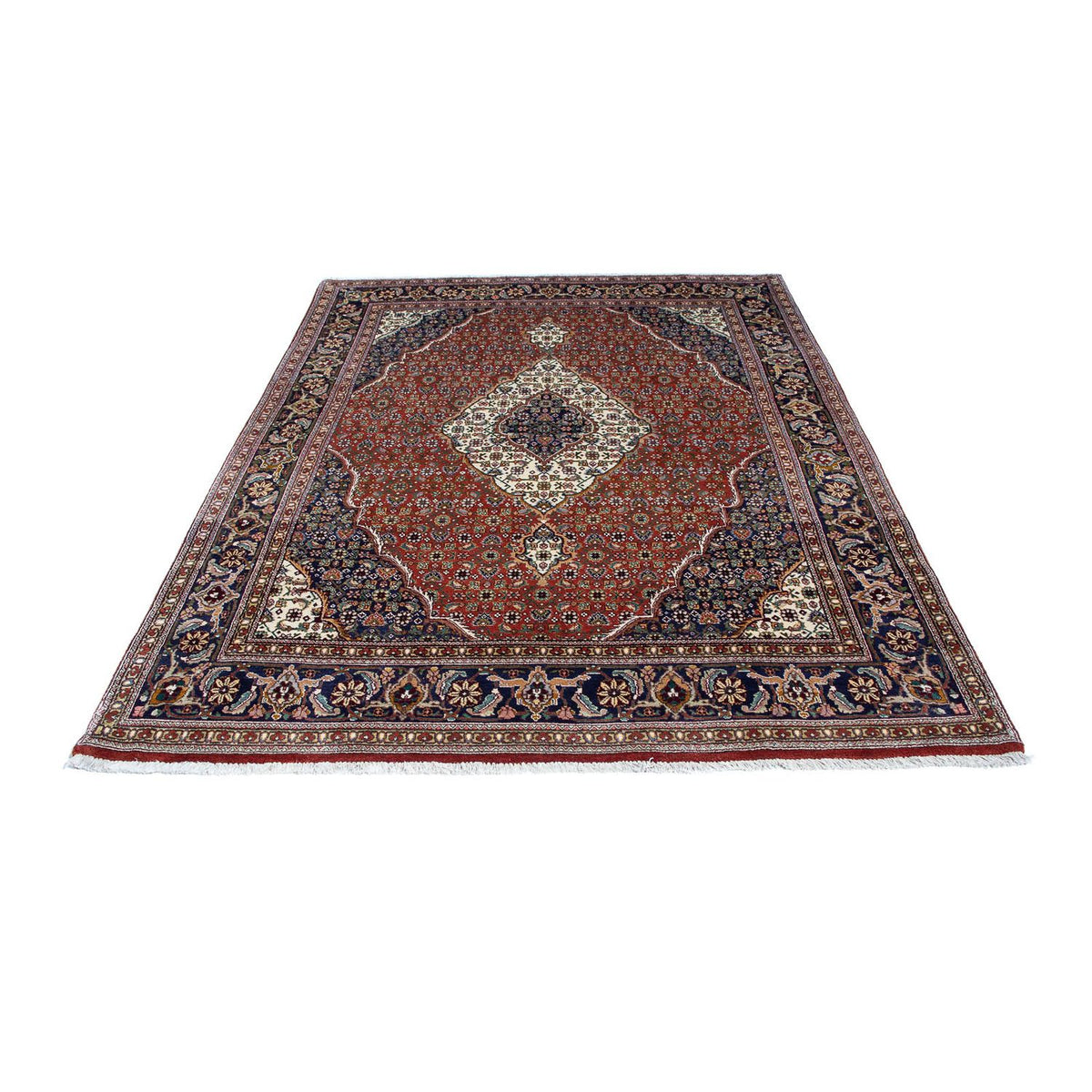 Perzisch tapijt - Tabriz - 209 x 152 cm - roest