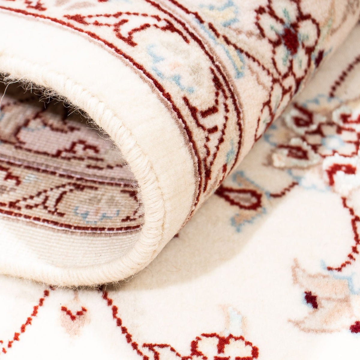 Perzisch tapijt - Nain - Koninklijk - 196 x 137 cm - beige