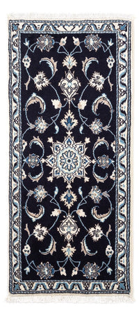 Perzisch tapijt - Nain - 142 x 62 cm - donkerblauw