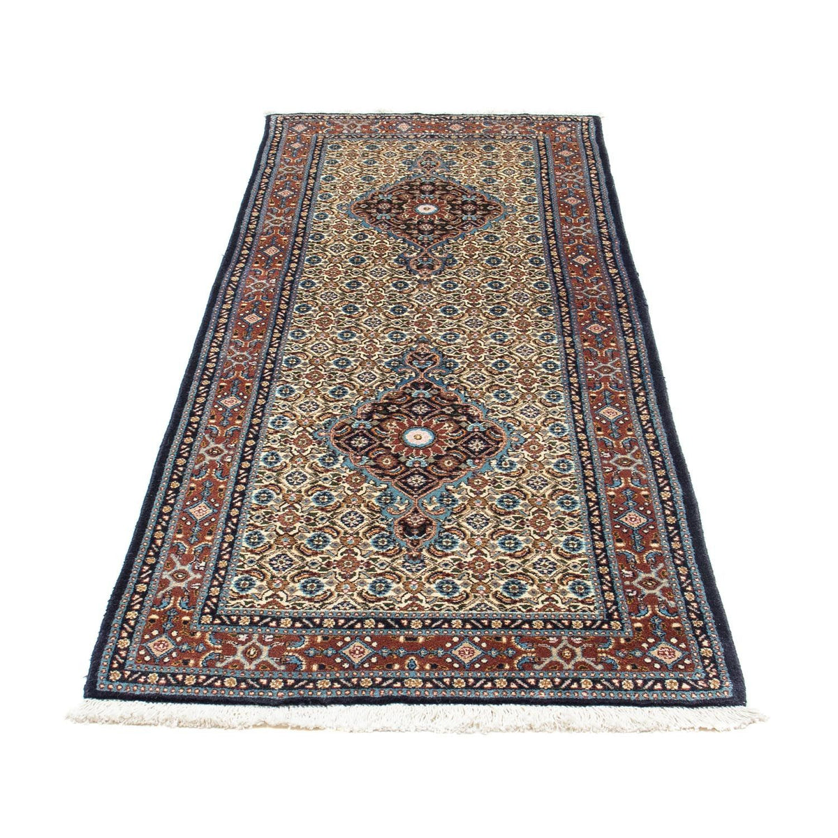 Loper Perzisch tapijt - Klassiek - 196 x 77 cm - beige