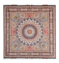 Perzisch tapijt - Tabriz - Royal vierkant  - 250 x 248 cm - lichtbruin