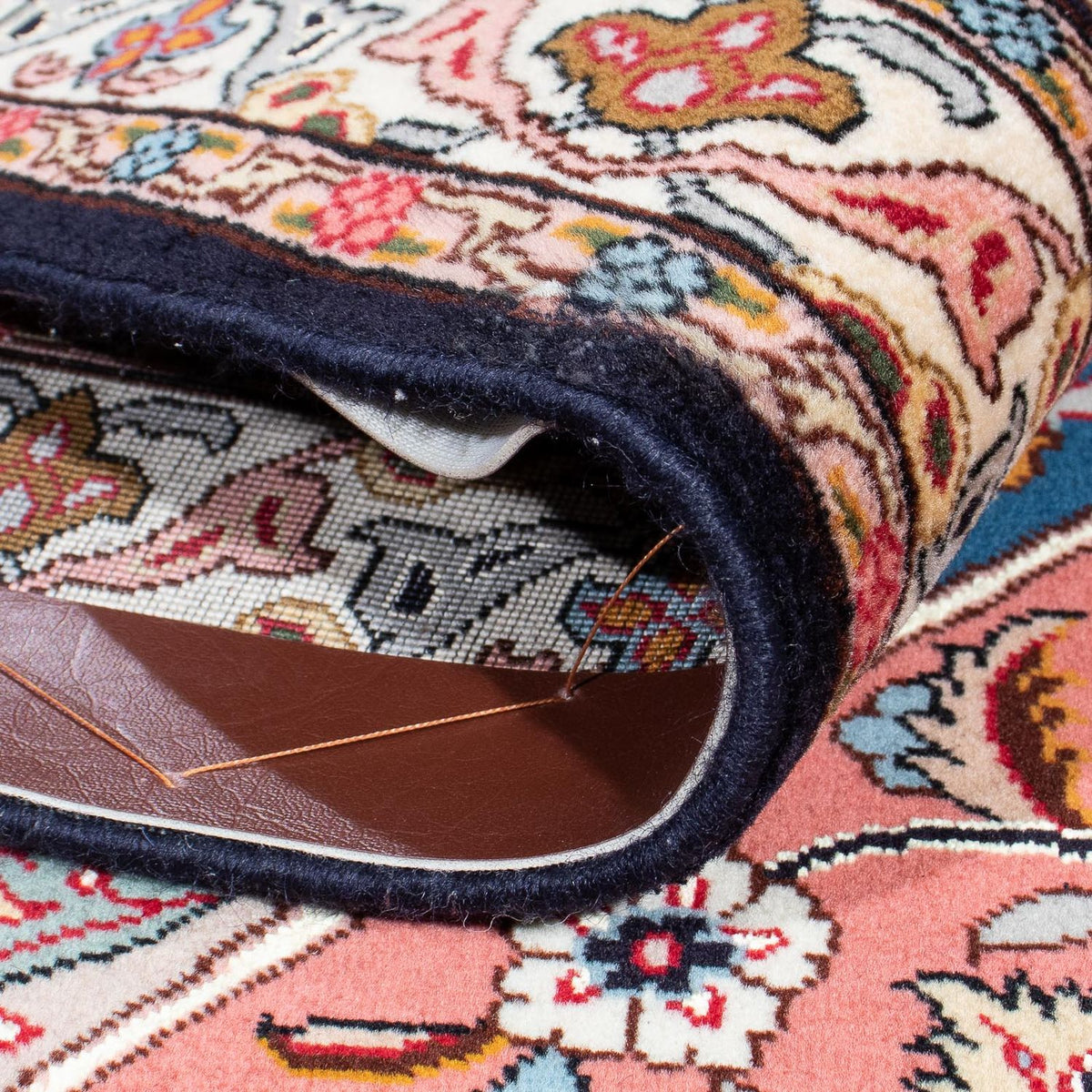 Perzisch tapijt - Tabriz - Royal vierkant  - 250 x 248 cm - lichtbruin