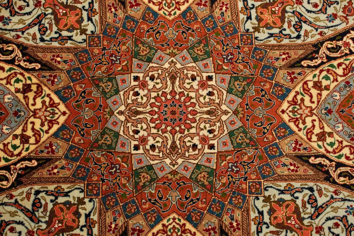 Perzisch tapijt - Tabriz - Royal - 154 x 98 cm - veelkleurig