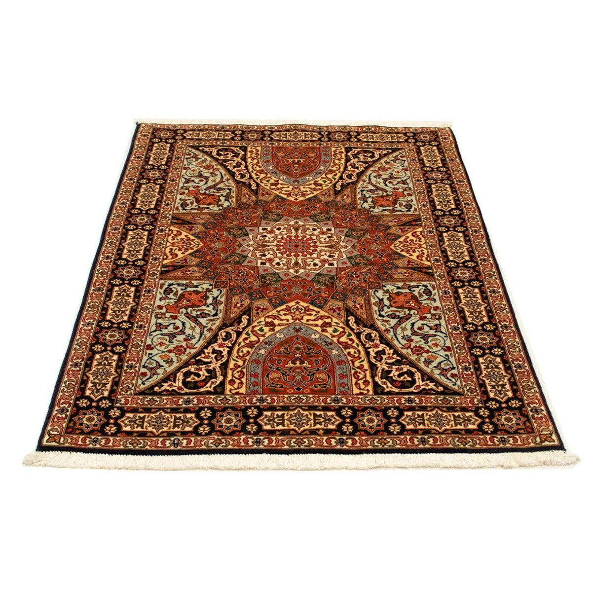Perzisch tapijt - Tabriz - Royal - 154 x 98 cm - veelkleurig