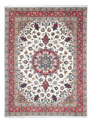 Perzisch tapijt - Tabriz - Royal - 206 x 150 cm - beige