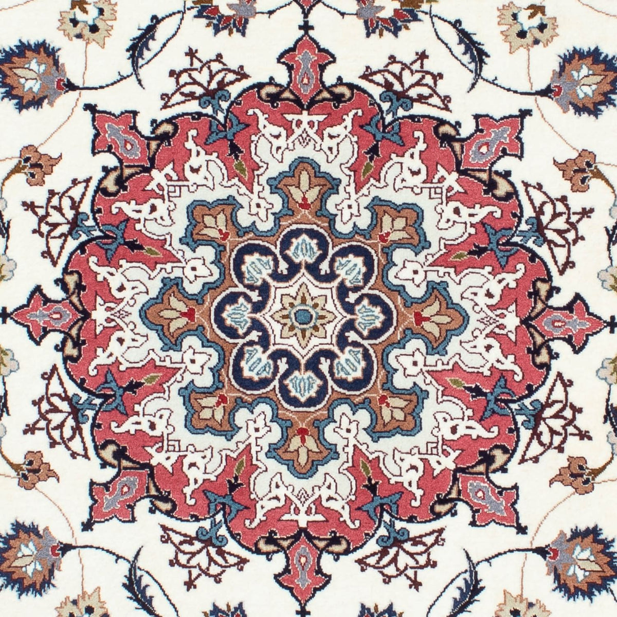 Perzisch tapijt - Tabriz - Royal - 206 x 150 cm - beige