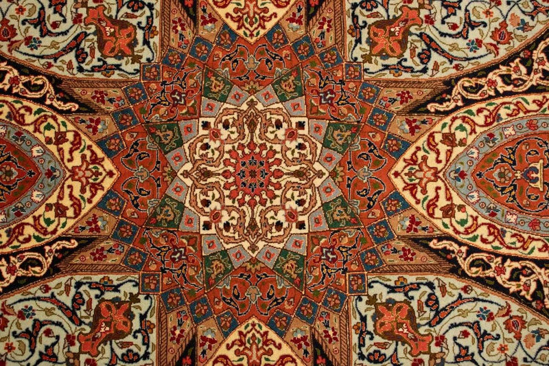 Perzisch tapijt - Tabriz - Royal - 153 x 100 cm - veelkleurig