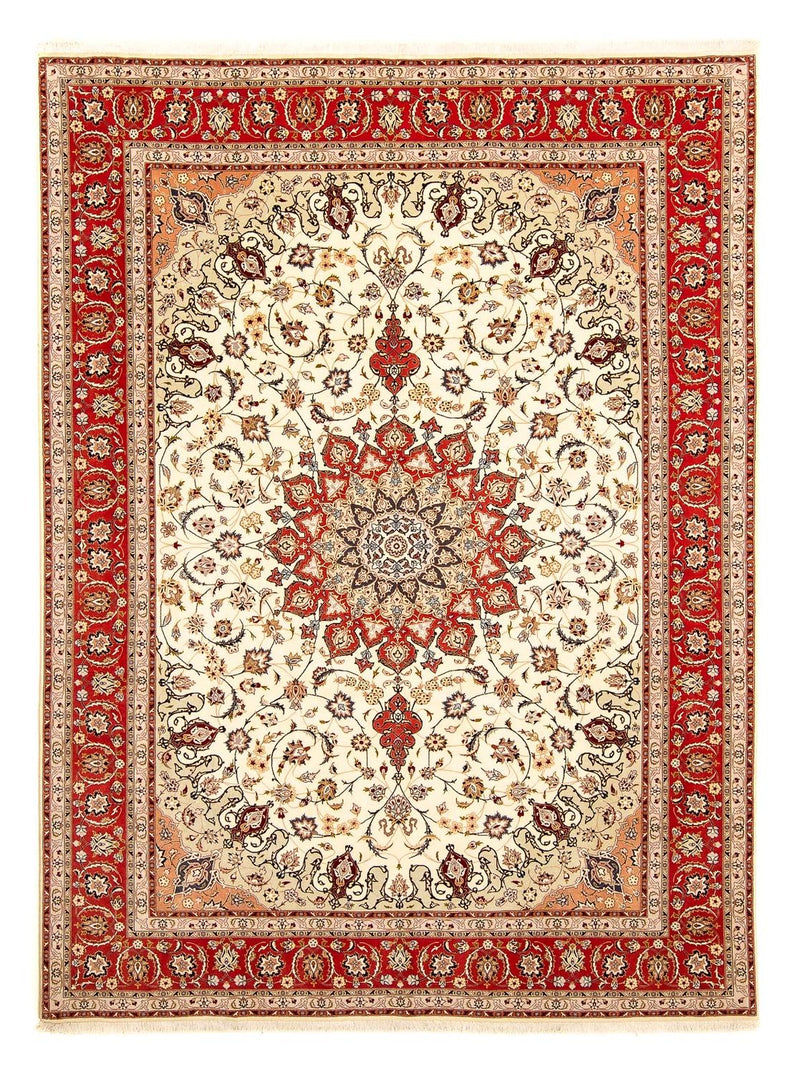 Perzisch tapijt - Tabriz - Royal - 345 x 250 cm - beige