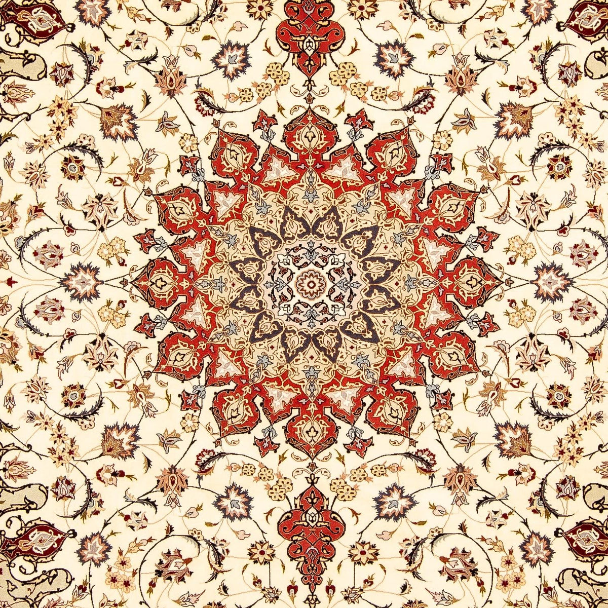 Perzisch tapijt - Tabriz - Royal - 345 x 250 cm - beige