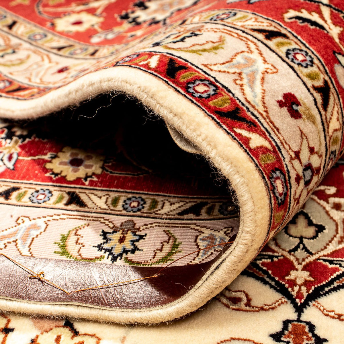 Perzisch tapijt - Tabriz - Royal - 345 x 250 cm - beige