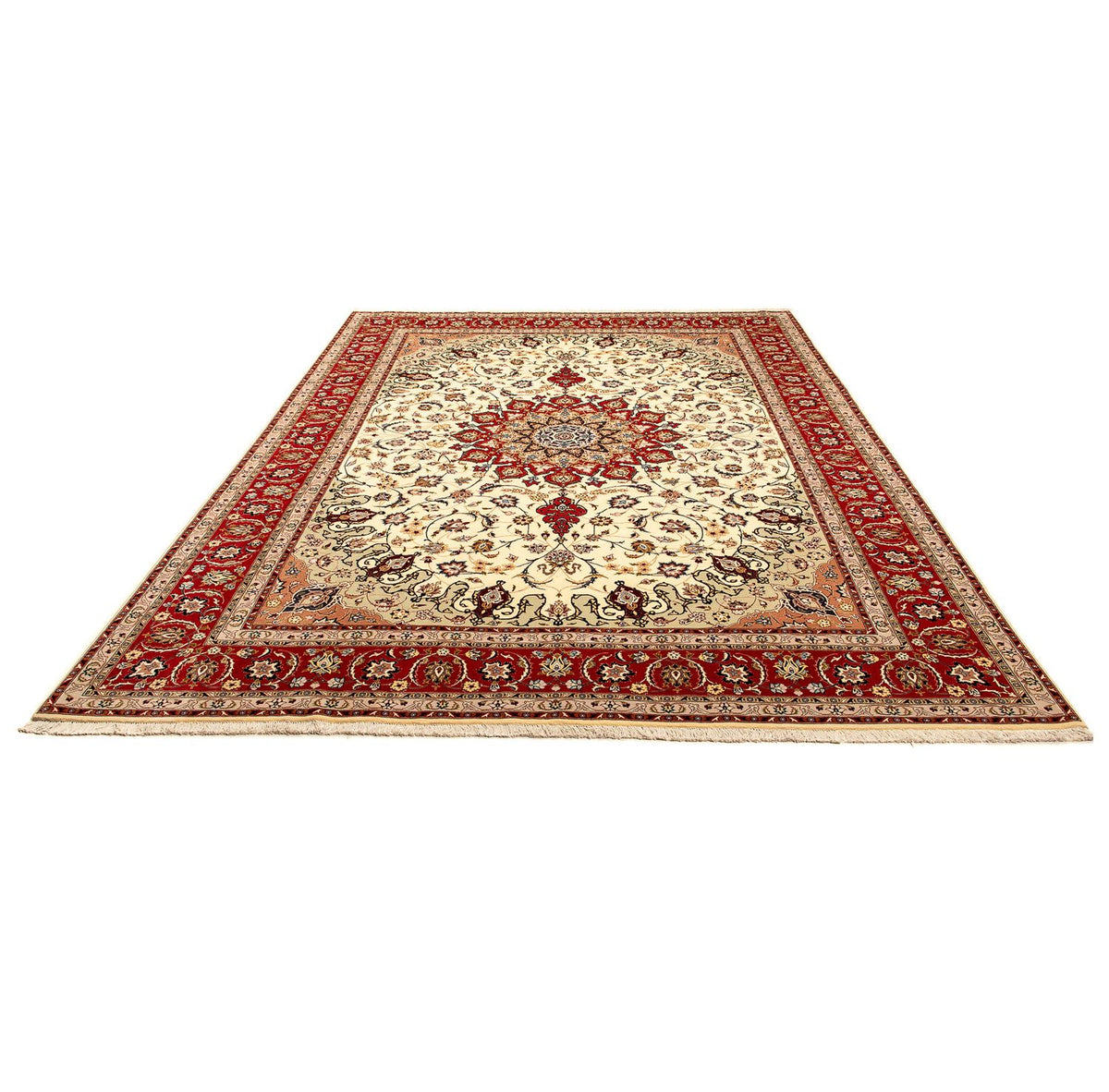 Perzisch tapijt - Tabriz - Royal - 345 x 250 cm - beige