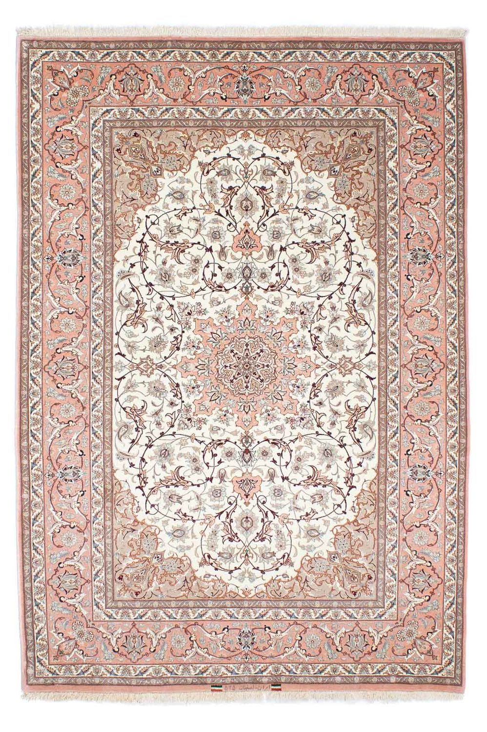 Perzisch tapijt - Isfahan - Premium - 225 x 150 cm - beige