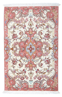 Perzisch tapijt - Tabriz - Royal - 93 x 60 cm - beige