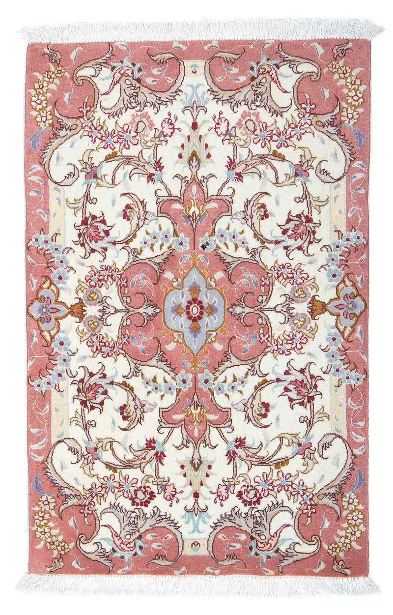 Perzisch tapijt - Tabriz - Royal - 93 x 60 cm - beige