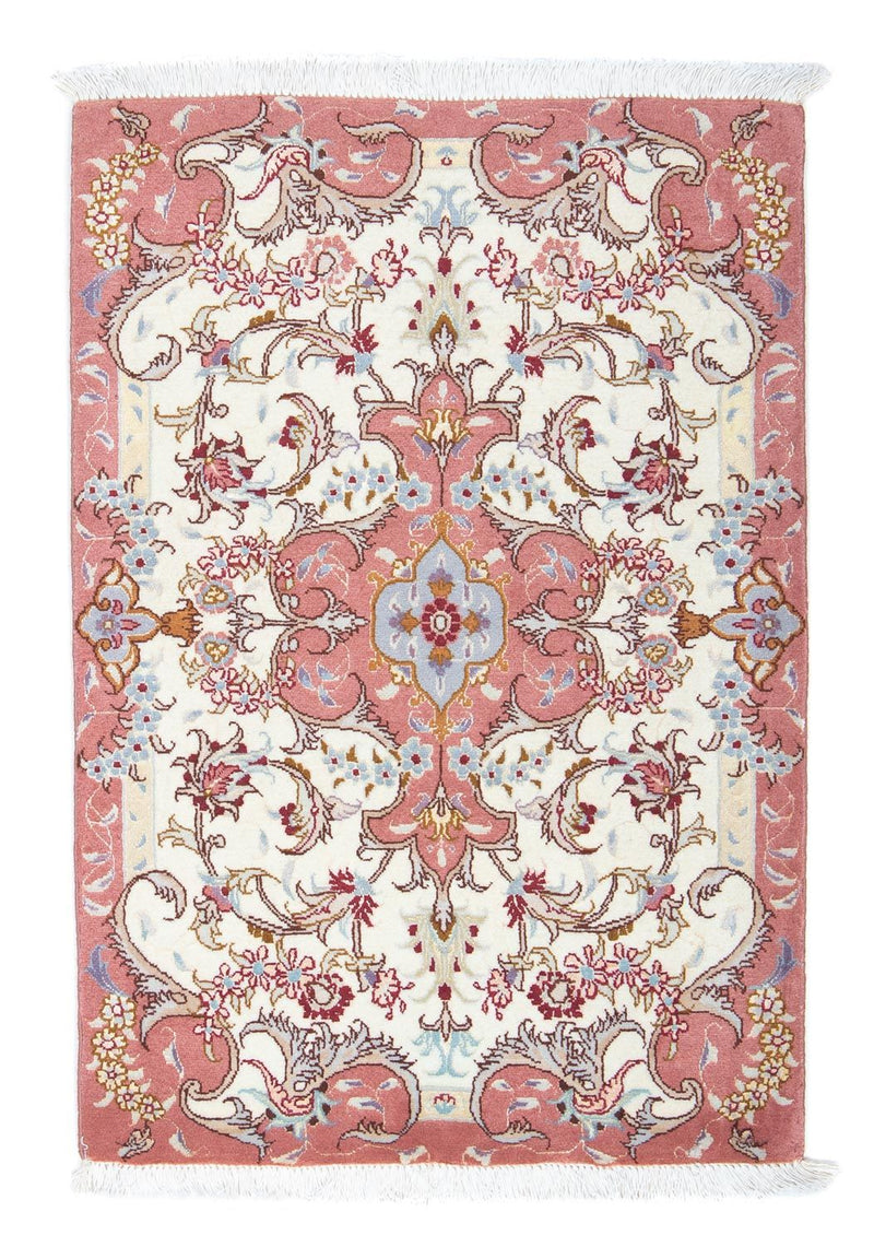 Perzisch tapijt - Tabriz - Royal - 92 x 60 cm - beige
