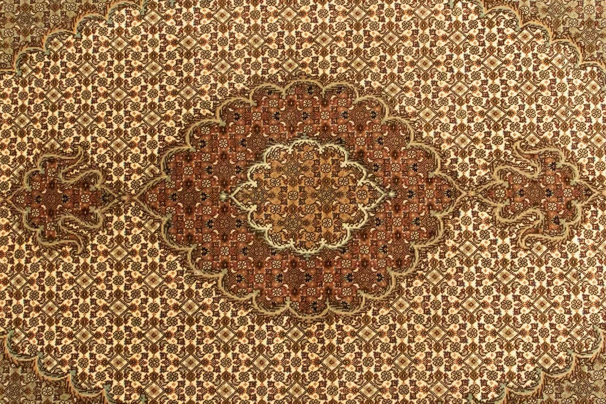 Perzisch tapijt - Tabriz - Royal - 148 x 102 cm - beige