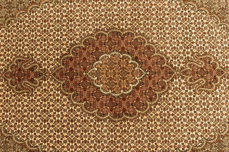 Perzisch tapijt - Tabriz - Royal - 148 x 102 cm - beige
