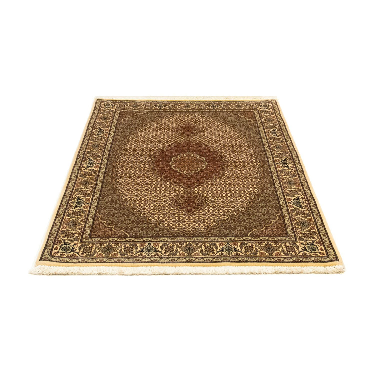 Perzisch tapijt - Tabriz - Royal - 148 x 102 cm - beige