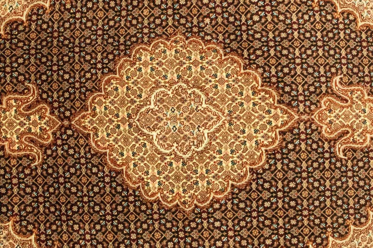 Perzisch tapijt - Tabriz - Royal - 148 x 102 cm - zwart