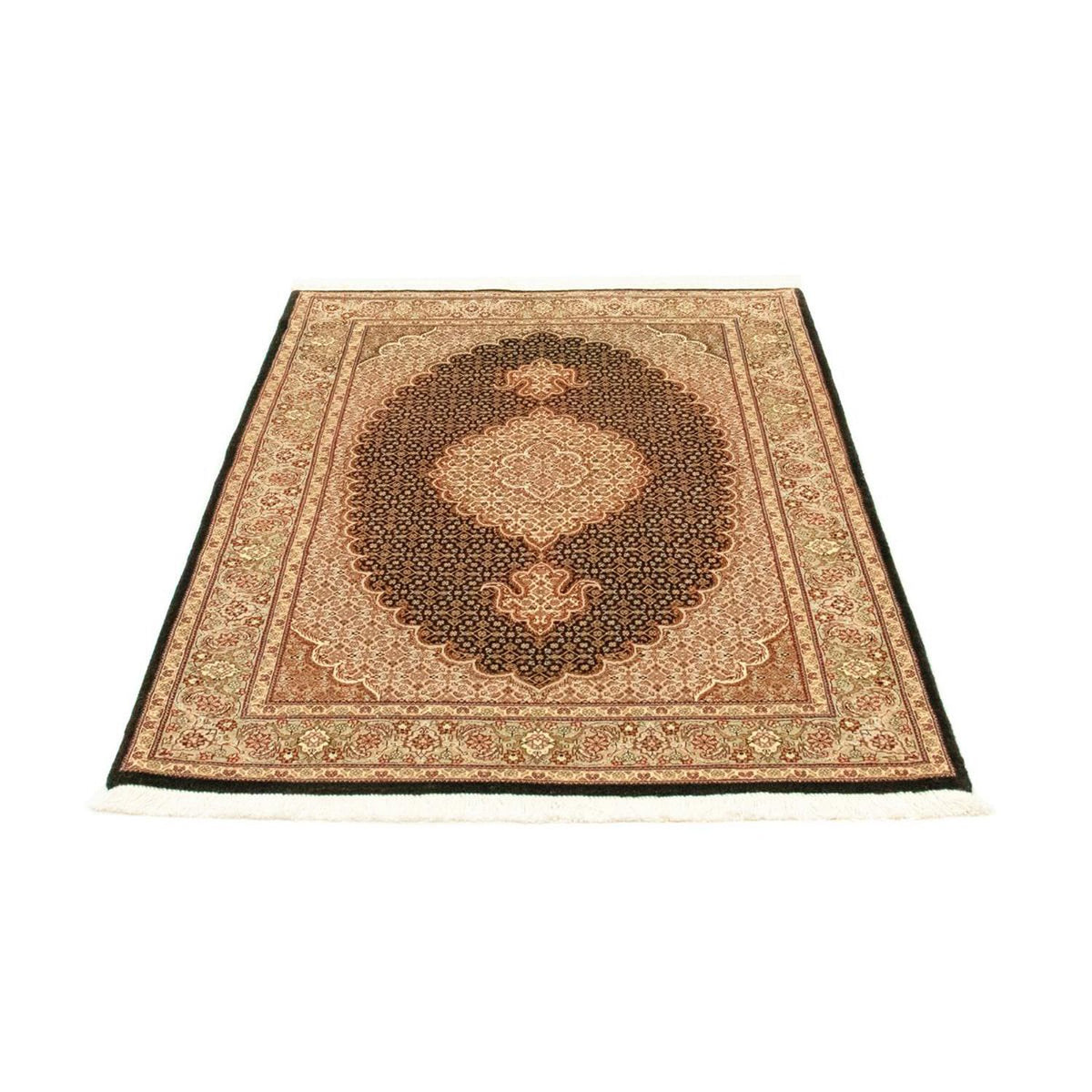 Perzisch tapijt - Tabriz - Royal - 148 x 102 cm - zwart