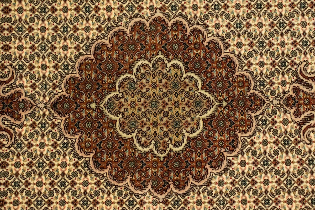 Perzisch tapijt - Tabriz - Royal - 146 x 107 cm - beige
