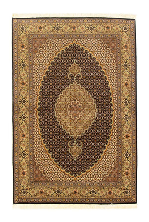 Perzisch tapijt - Tabriz - Royal - 156 x 103 cm - zwart