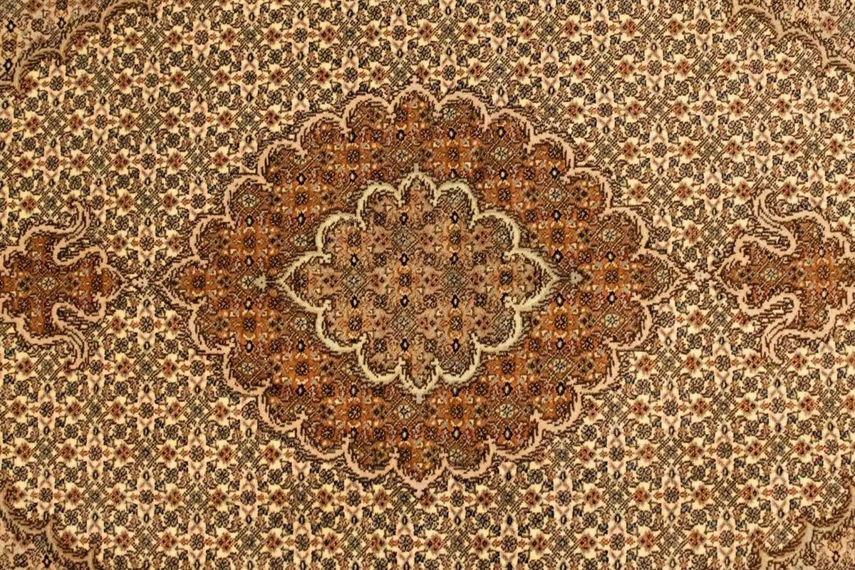 Perzisch tapijt - Tabriz - Royal - 150 x 102 cm - beige