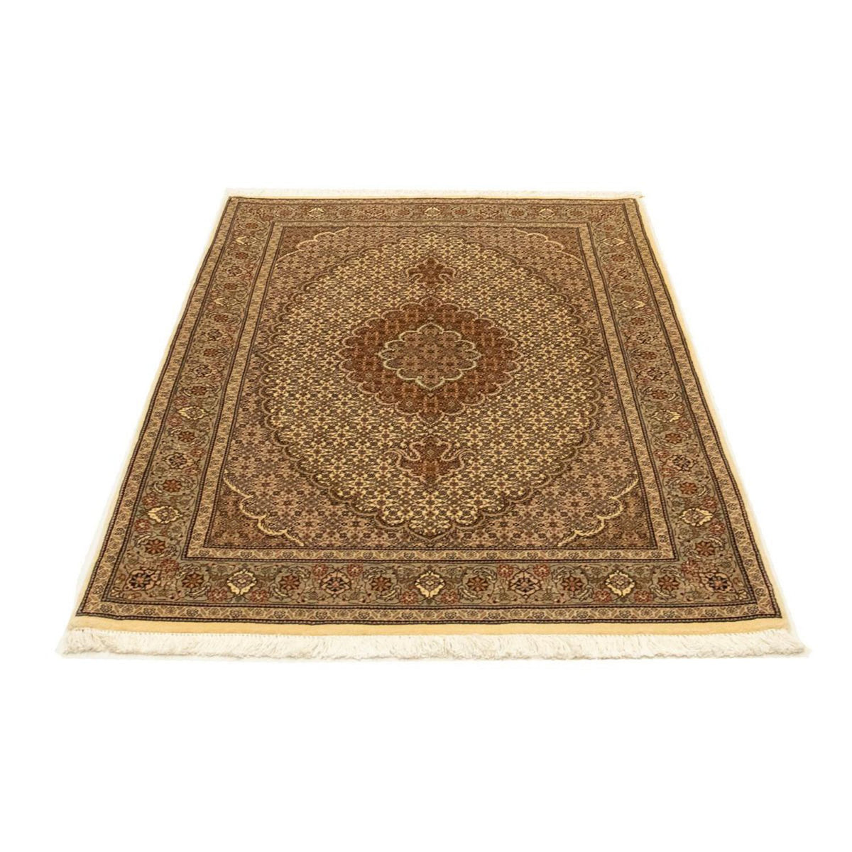 Perzisch tapijt - Tabriz - Royal - 150 x 102 cm - beige