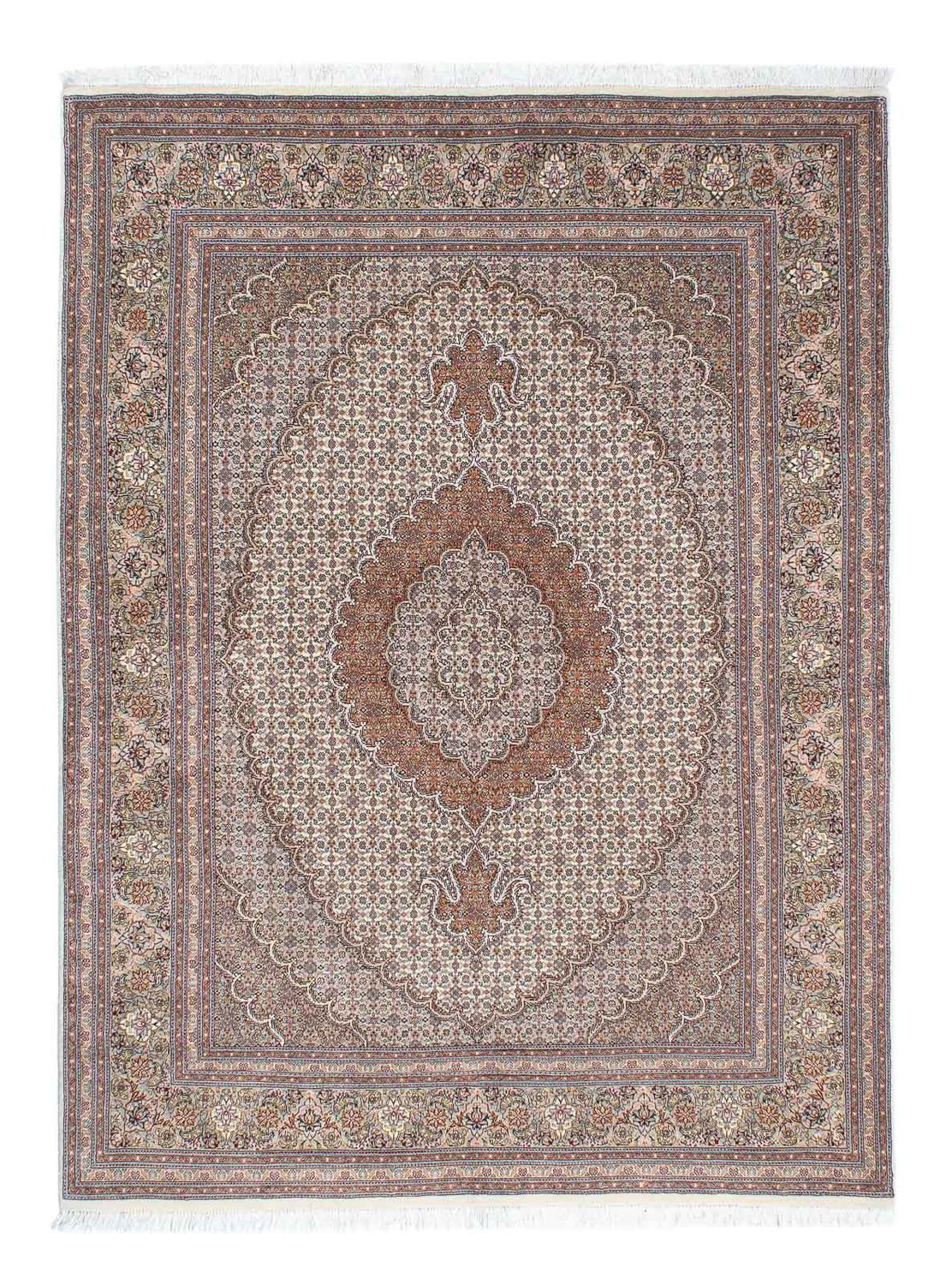 Perzisch tapijt - Tabriz - 203 x 146 cm - lichtbruin