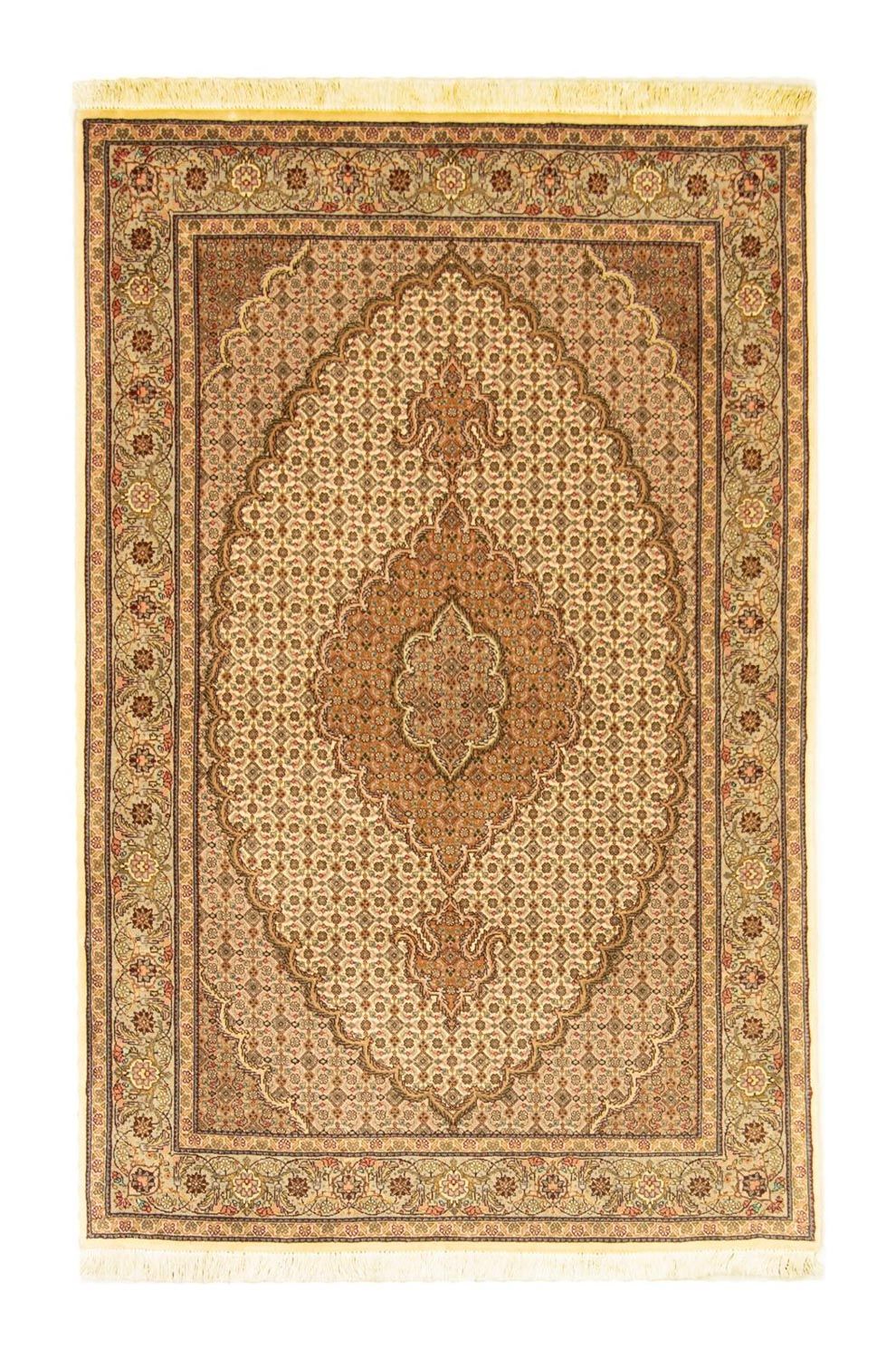 Perzisch tapijt - Tabriz - Royal - 154 x 100 cm - beige