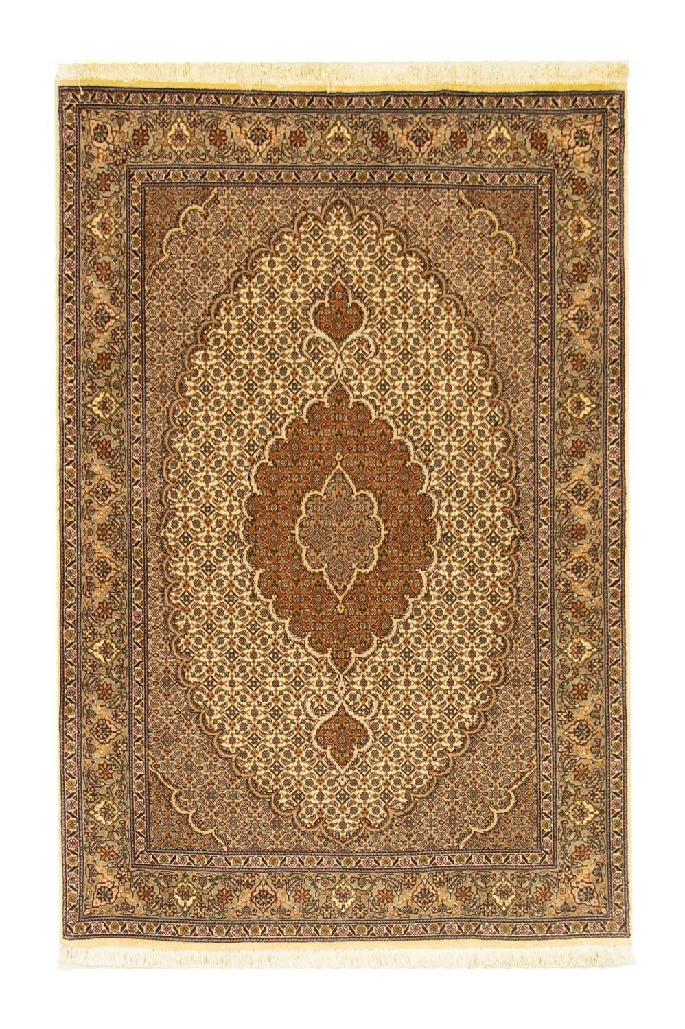 Perzisch tapijt - Tabriz - Royal - 150 x 102 cm - beige