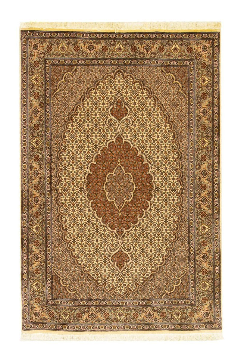 Perzisch tapijt - Tabriz - Royal - 150 x 102 cm - beige