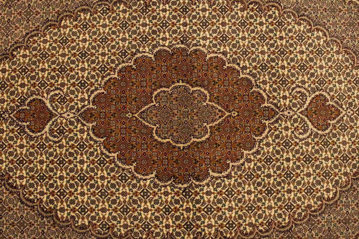 Perzisch tapijt - Tabriz - Royal - 150 x 102 cm - beige