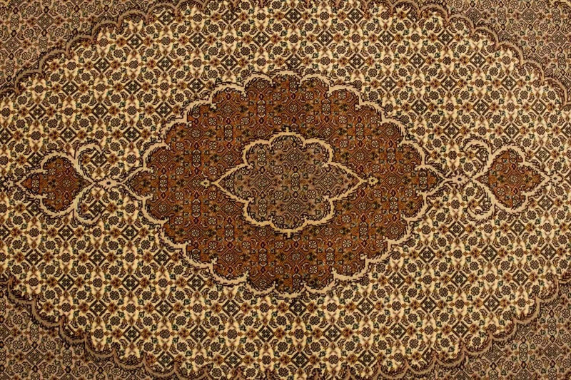 Perzisch tapijt - Tabriz - Royal - 150 x 102 cm - beige