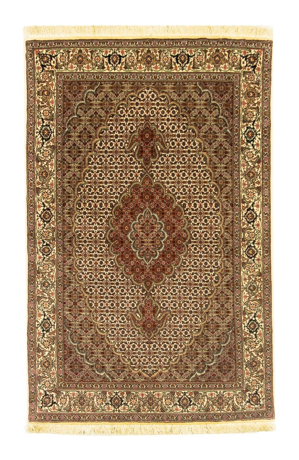 Perzisch tapijt - Tabriz - Royal - 154 x 100 cm - beige